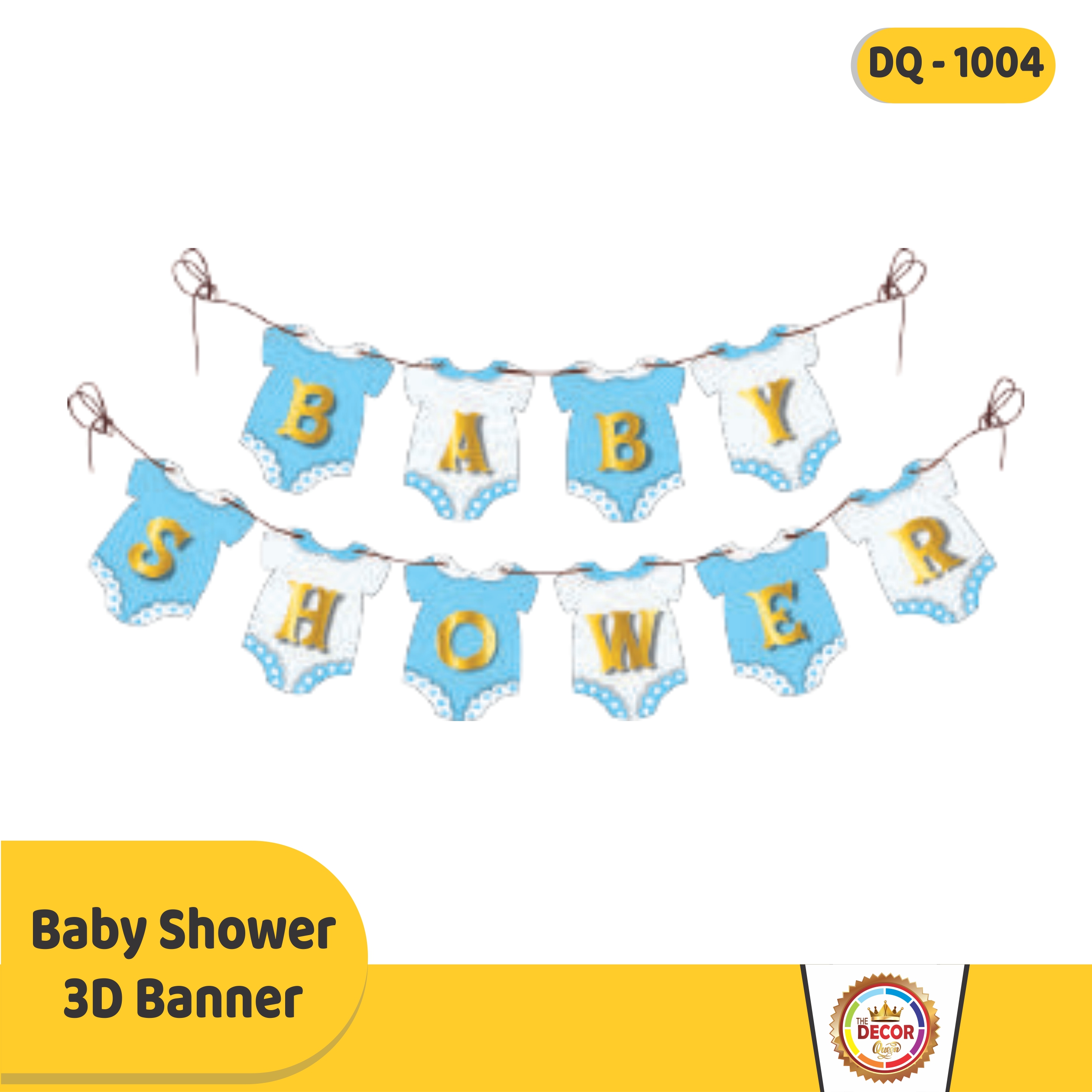 Baby Shower 3D Banner|Banners|Baby Shower Banner