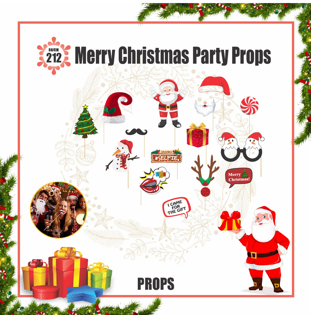 Merry Christmas Party Props|Festive Products|Christmas