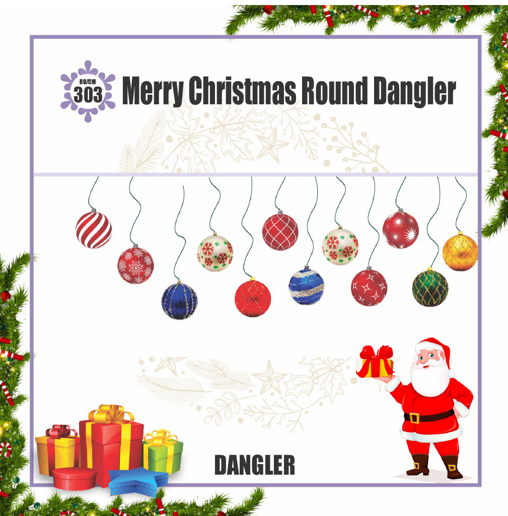 Merry Christmas Round Dangler|Festive Products|Christmas