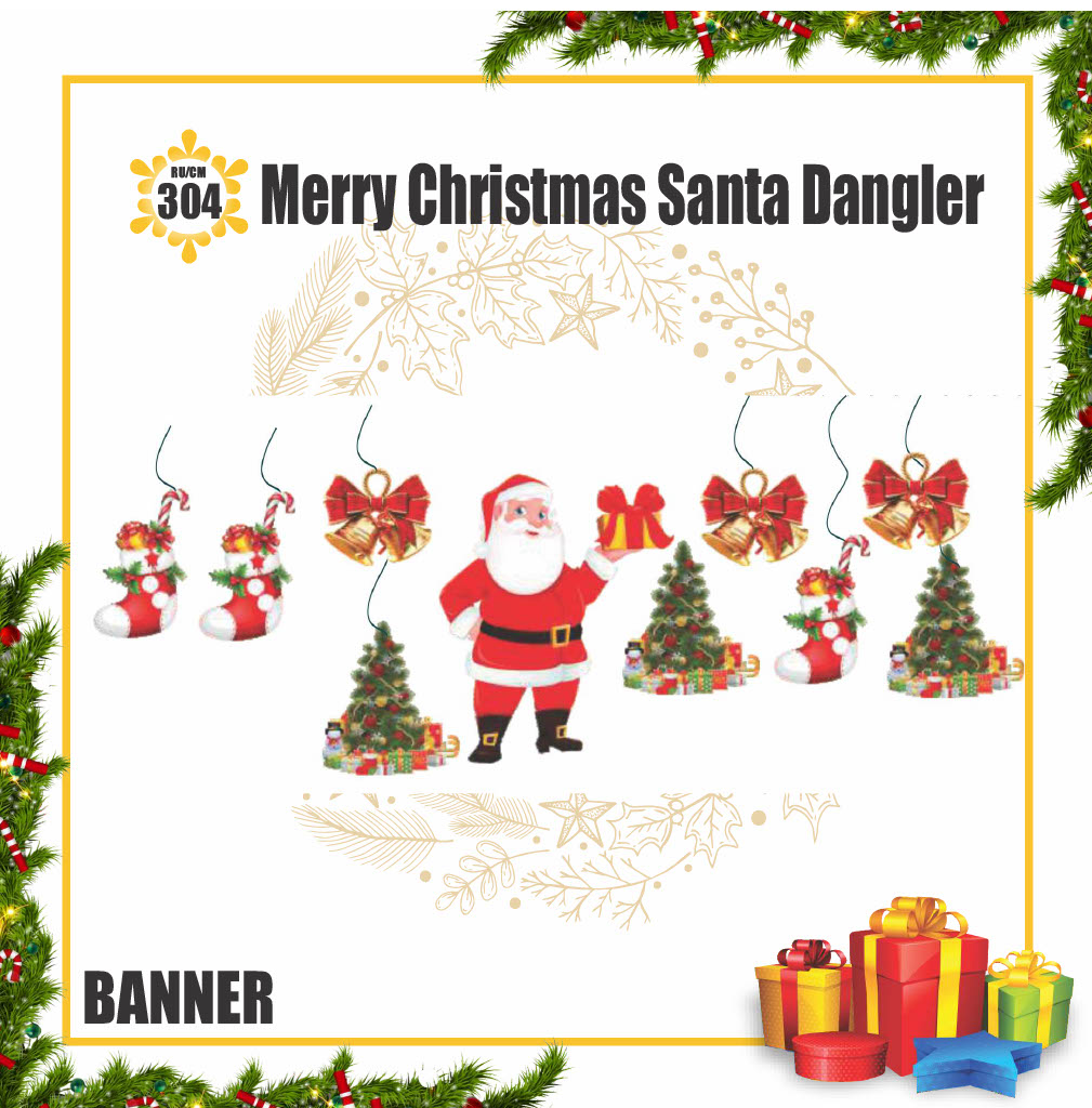 Merry Christmas Santa Dangler|Festive Products|Christmas