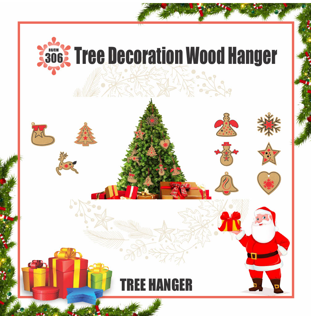 Christmas Tree Decoration Wood Hanger|Festive Products|Christmas