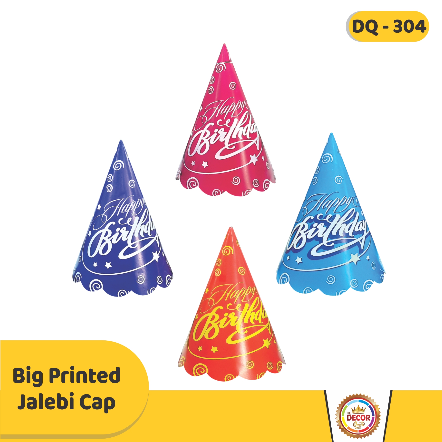 Big Printed Jalebi Cap (CAP)|Party Products|Cap