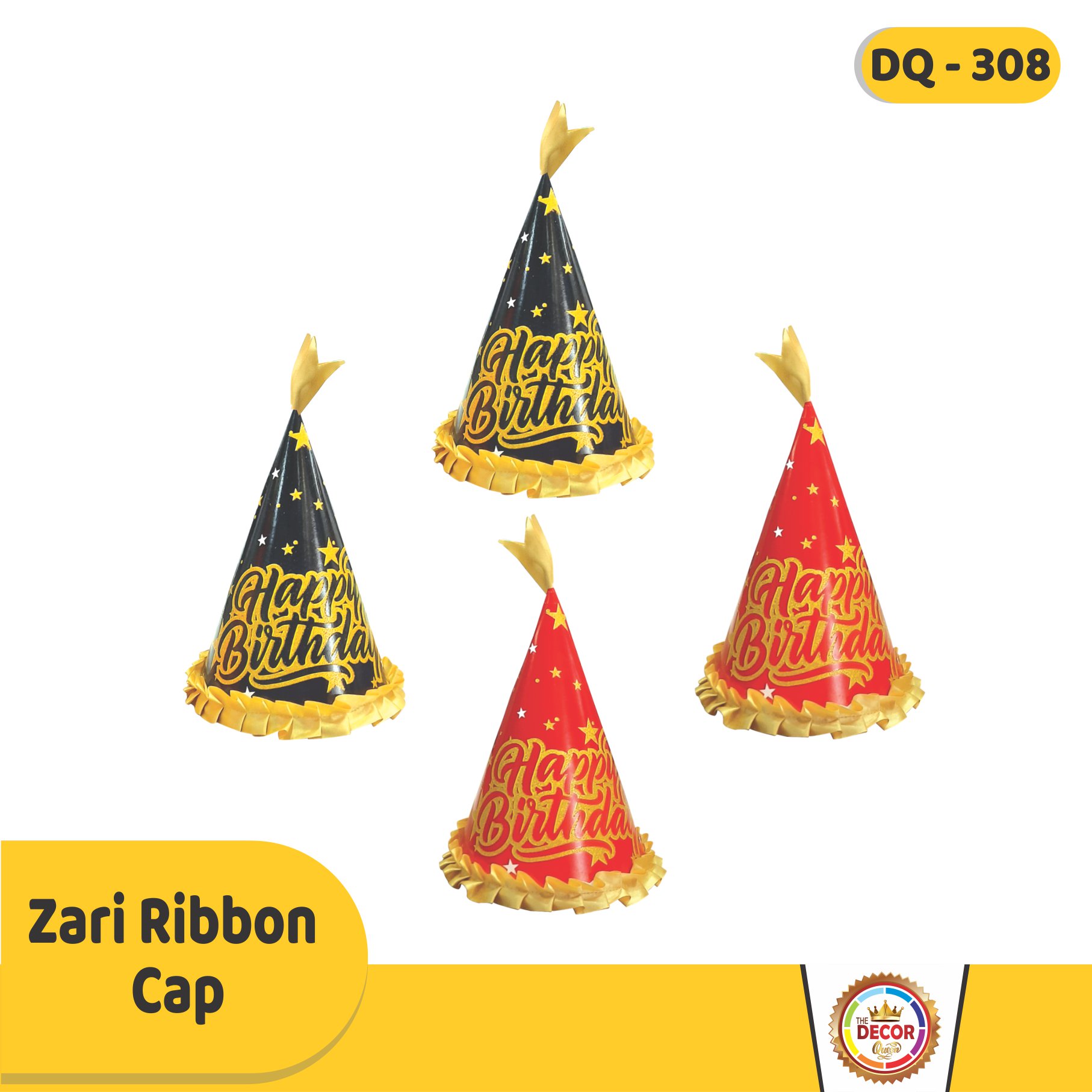 Zari Ribbon Cap (CAP)|Party Products|Cap