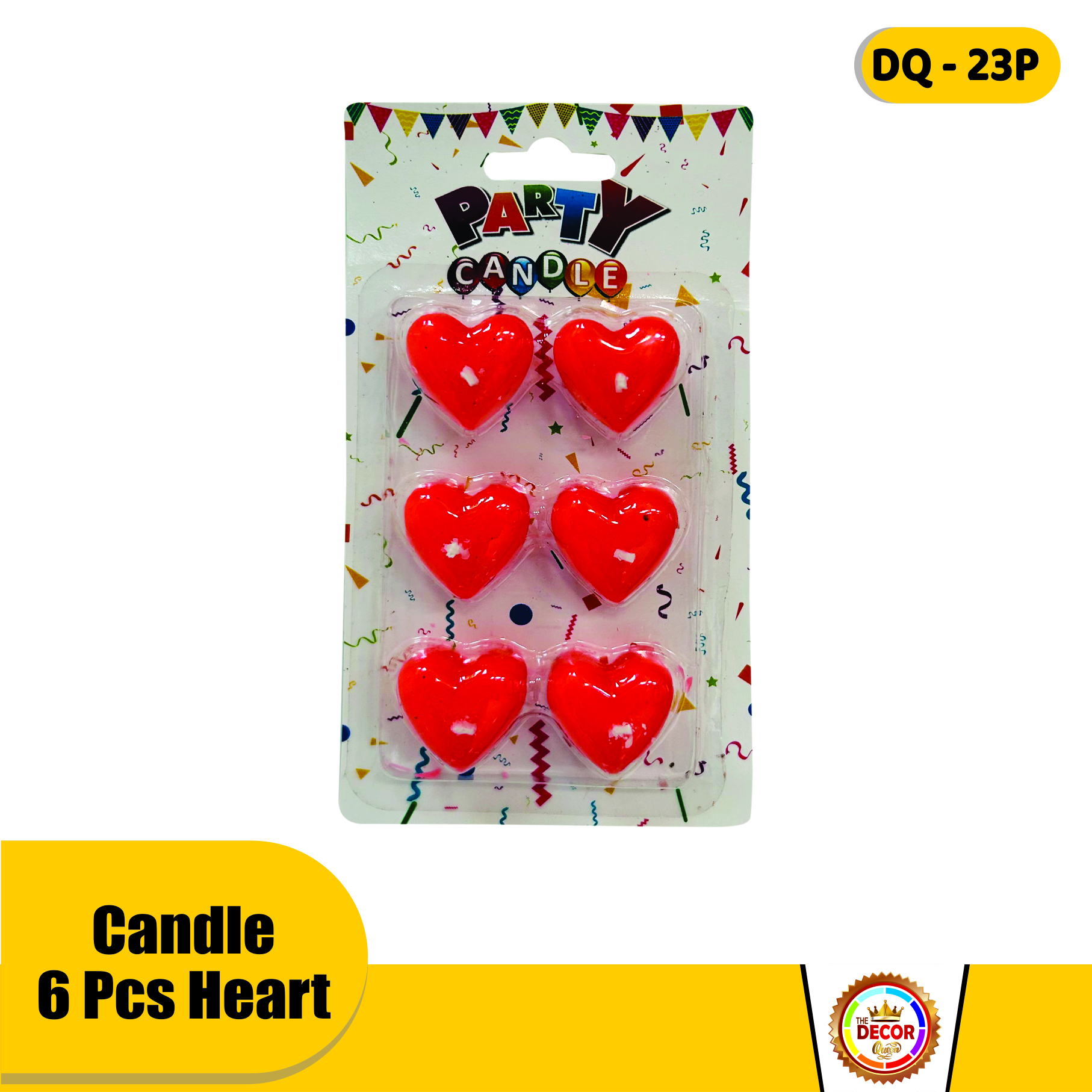 Candle 6 Pcs Heart|Others|Candles