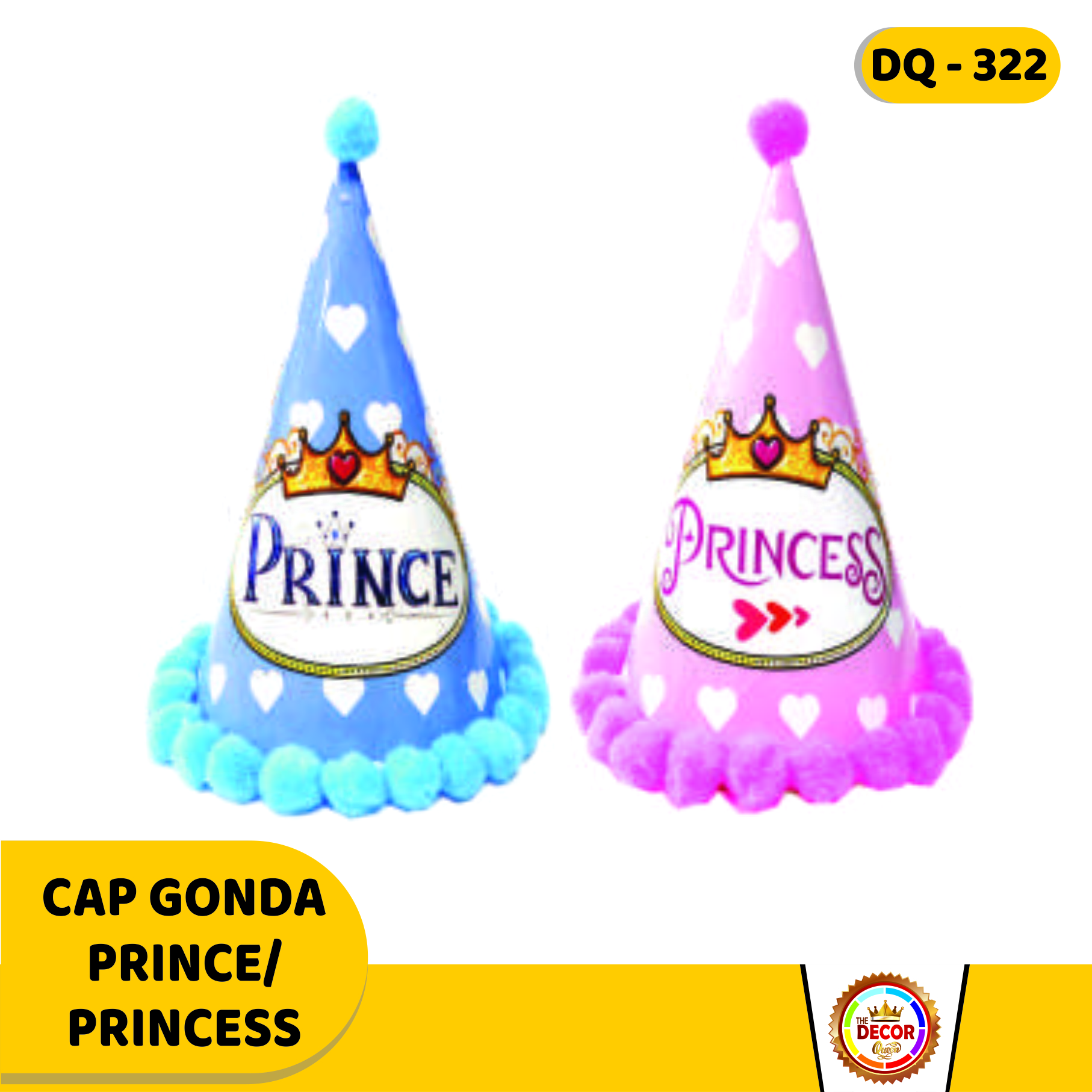CAP GONDA PRINCE/PRINCESS|Party Products|Cap