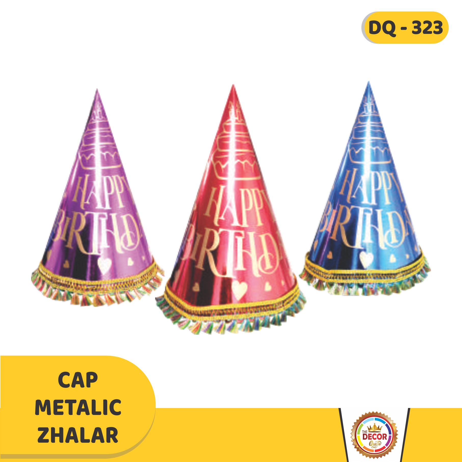 CAP  METALIC  ZHALAR|Party Products|Cap