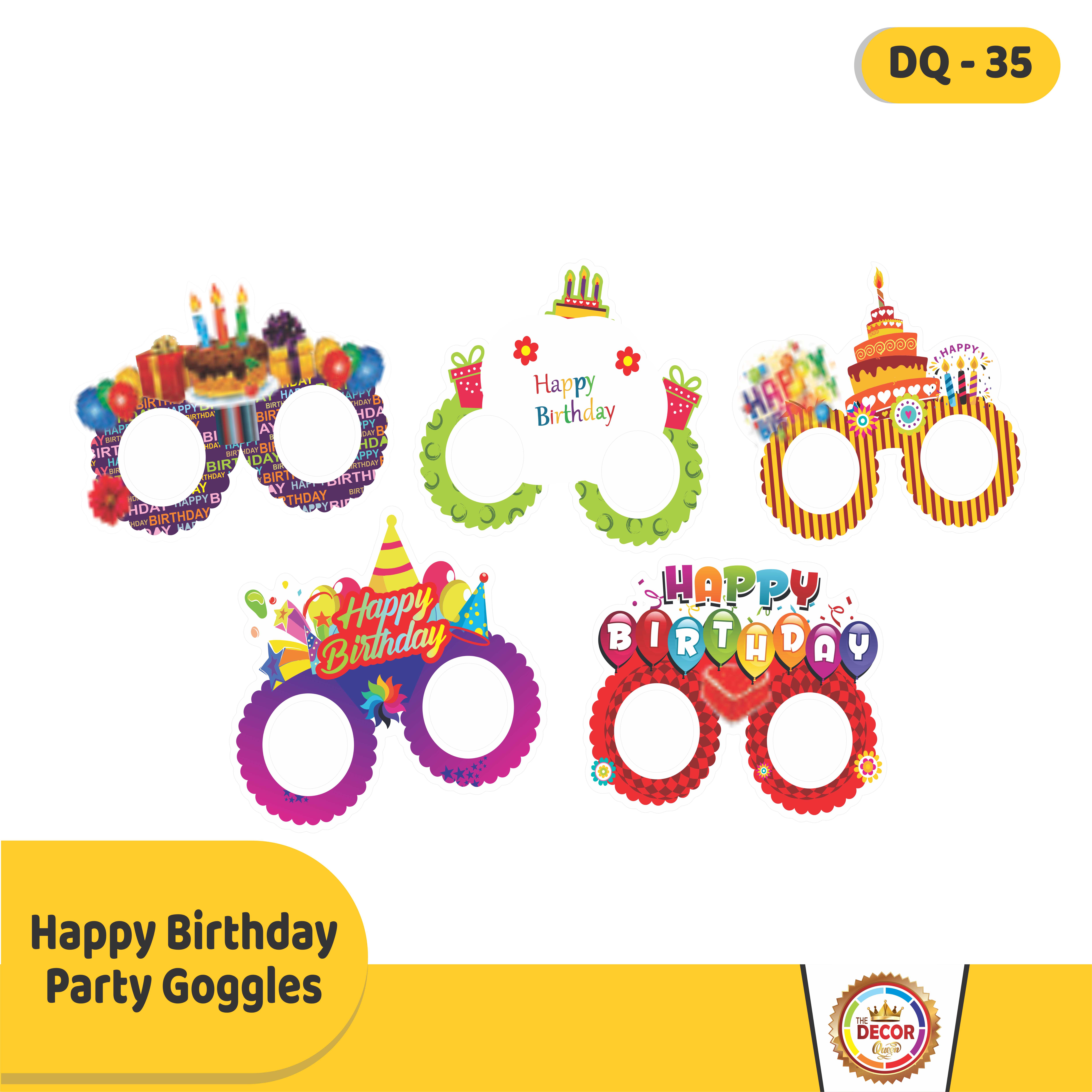 HAPPY BIRTHDAY PARTY GOGGLES|Mask|Eye Mask