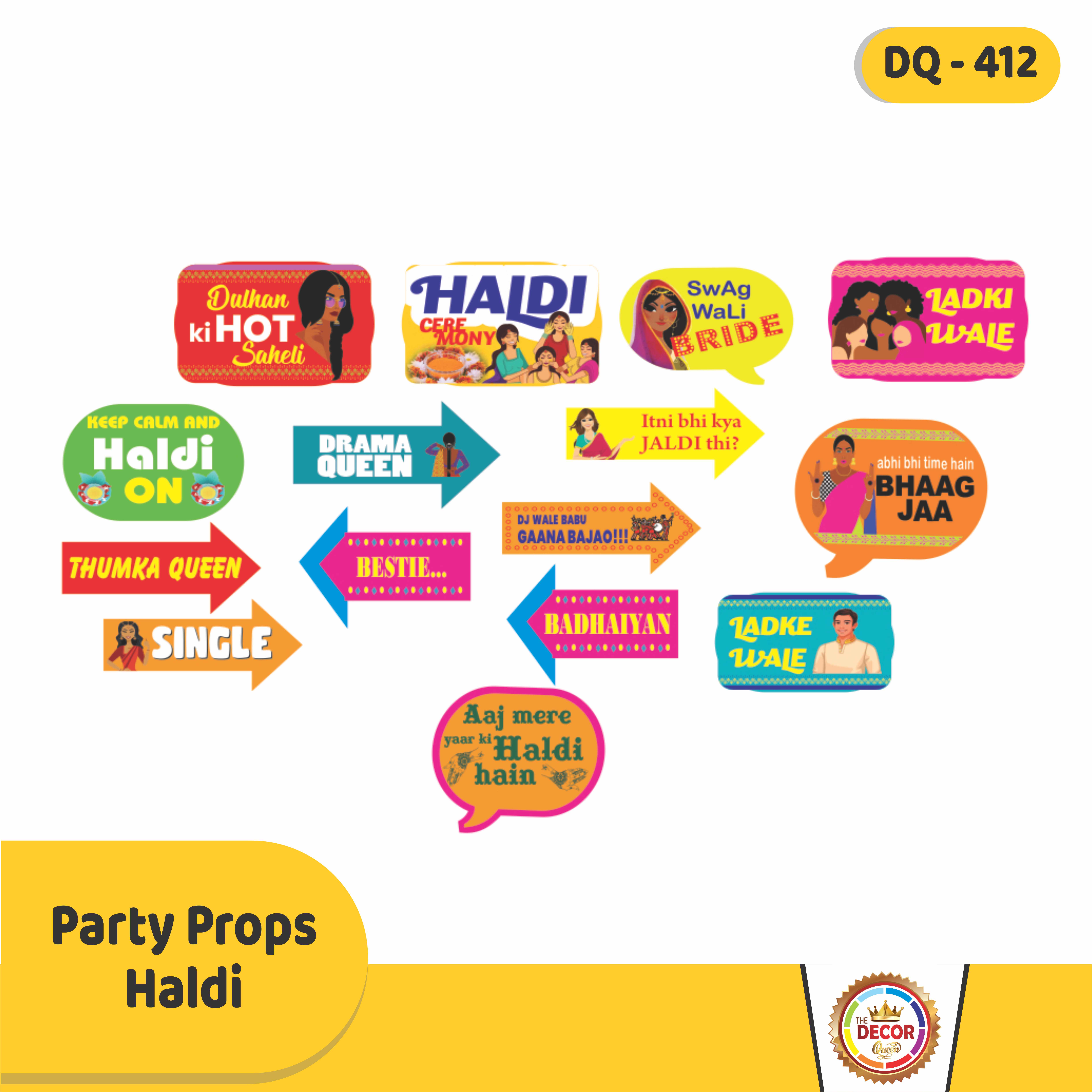 PARTY PROPS HALDI|Party Products|Party Props