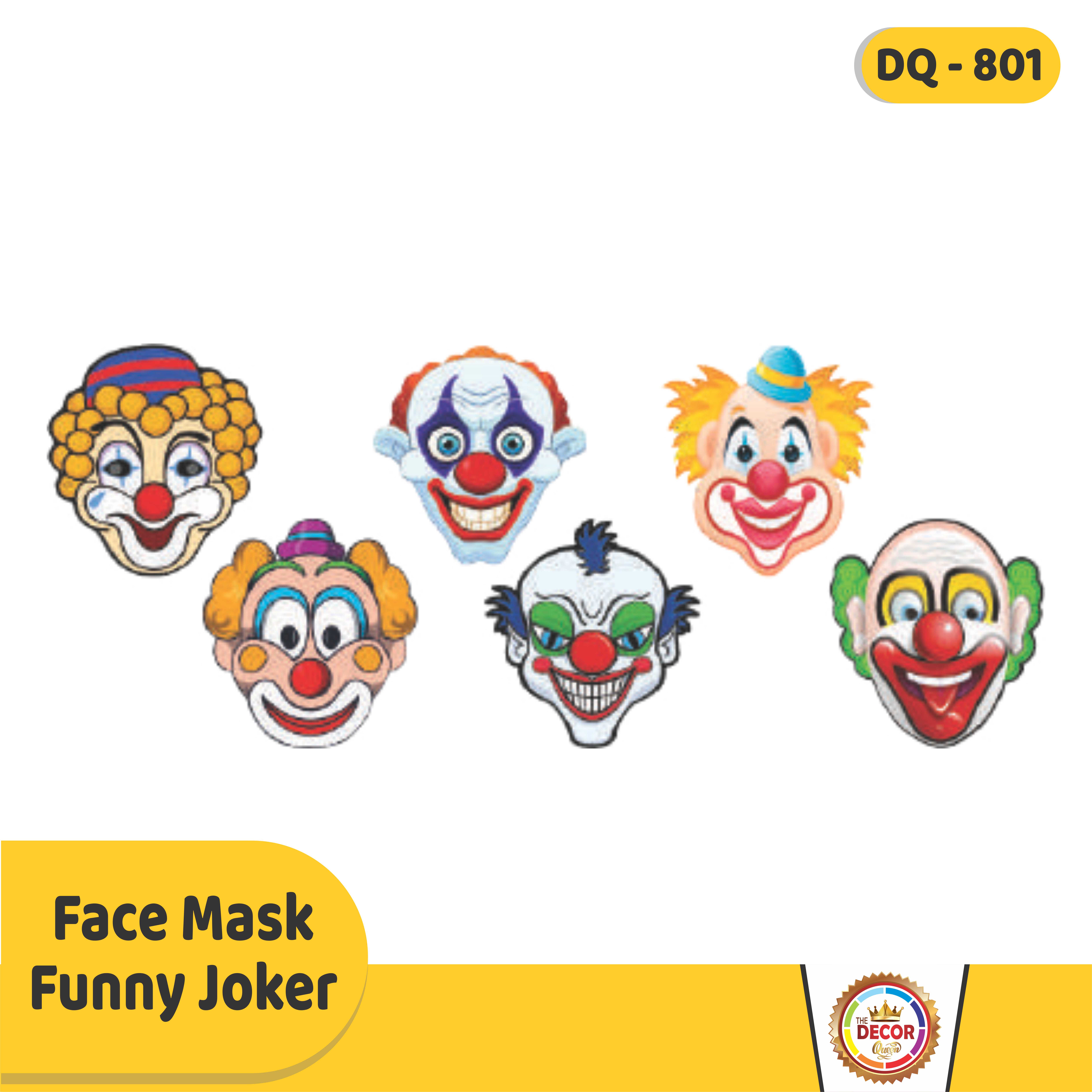 FACE MASK FUNNY JOKER|Mask|Face Mask