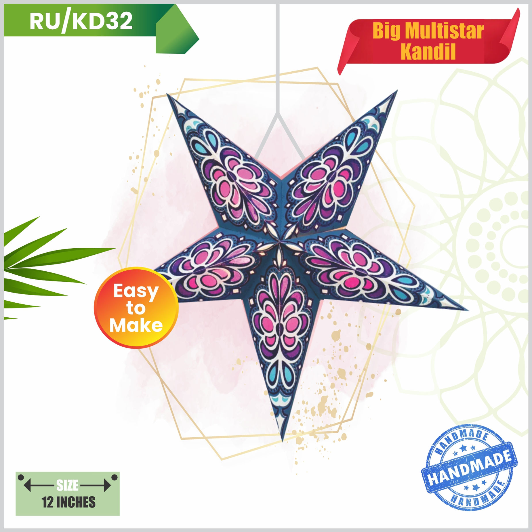 Big Multistar Kandil|Festive Products|Diwali