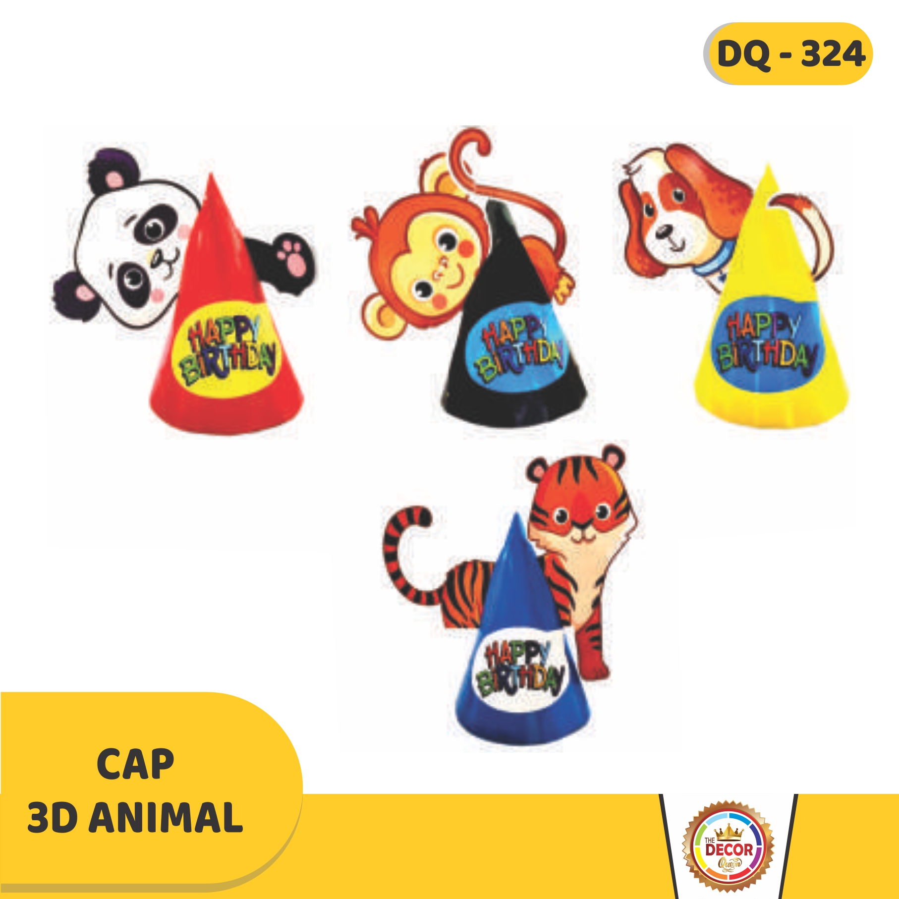 CAP 3D ANIMAL|Party Products|Cap