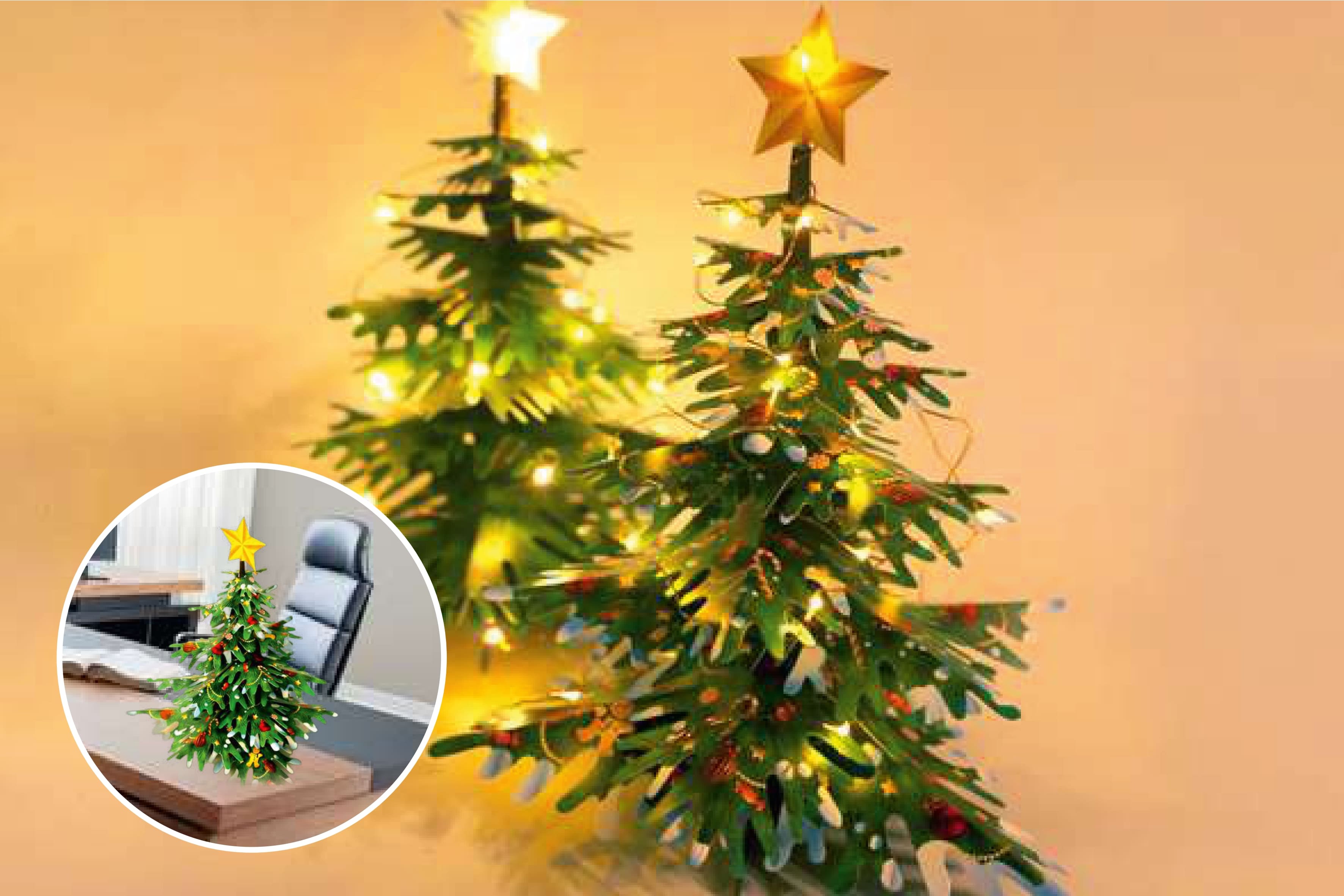 Merry Christmas Tree (with light)|Festive Products|Christmas