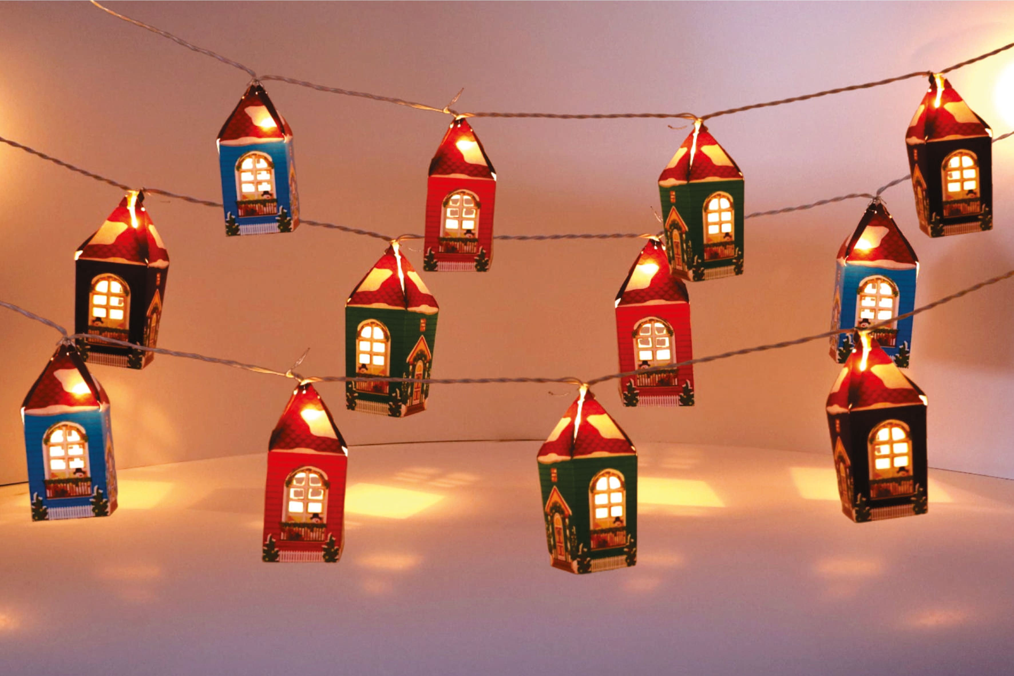 Christmas Happy Santa House (with light)|Festive Products|Christmas