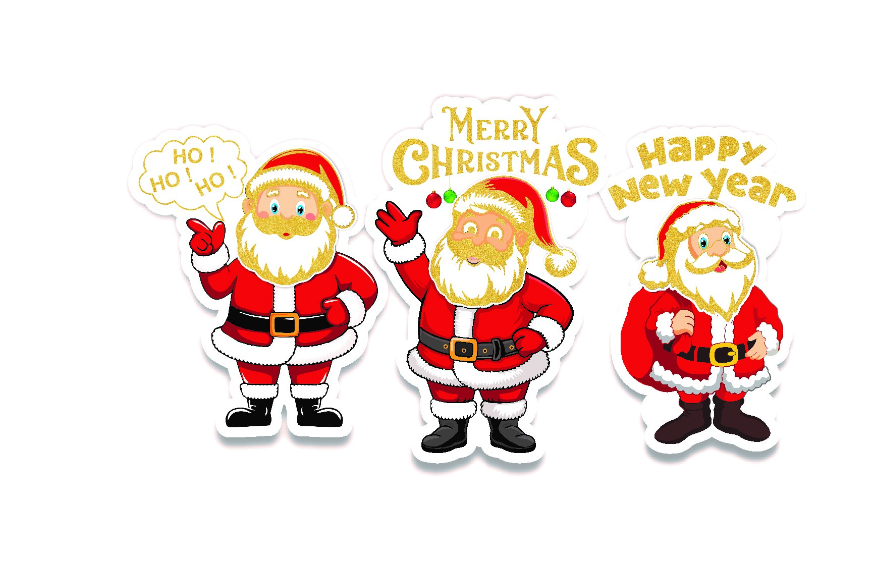 Merry Christmas Santa 3D Posters|Festive Products|Christmas