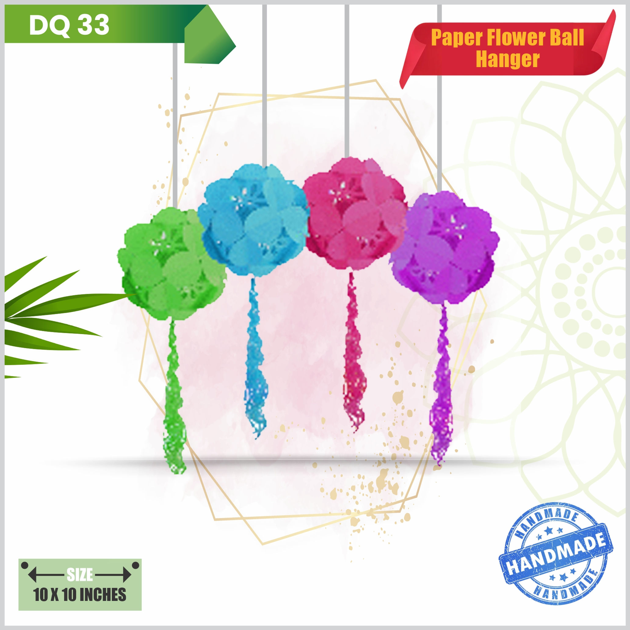 Paper Flower Ball Hanger|Festive Products|Diwali