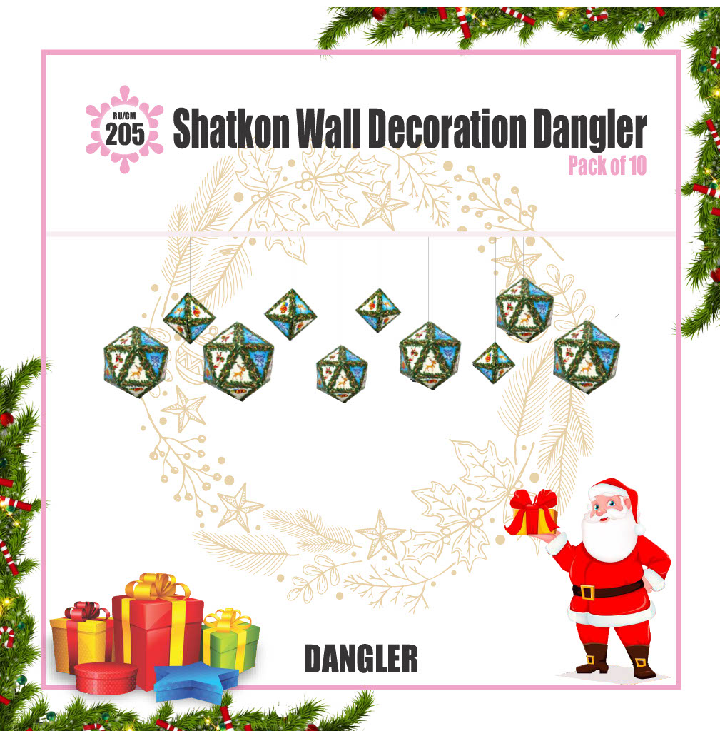 Shatkon Wall Decoration Danger|Festive Products|Christmas