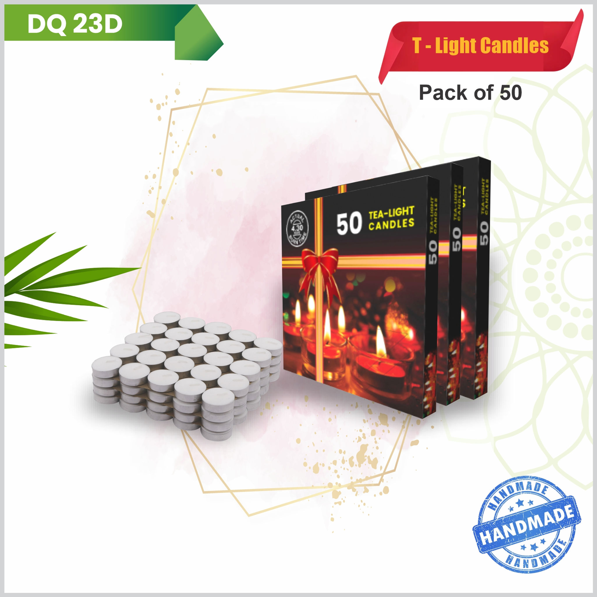 T-Light Candles Pack of 50|Festive Products|Diwali