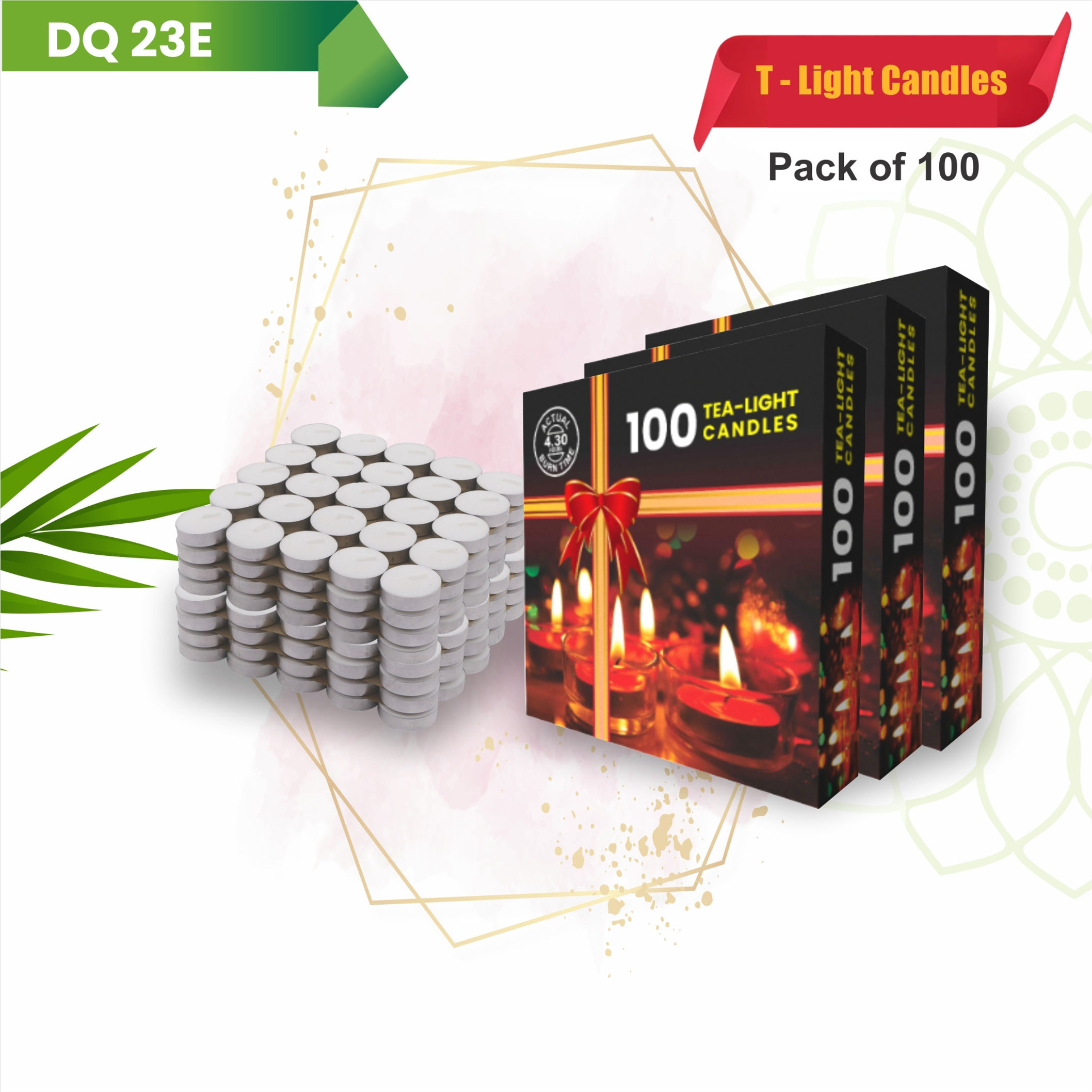 T-Light Candles Pack of 100|Festive Products|Diwali