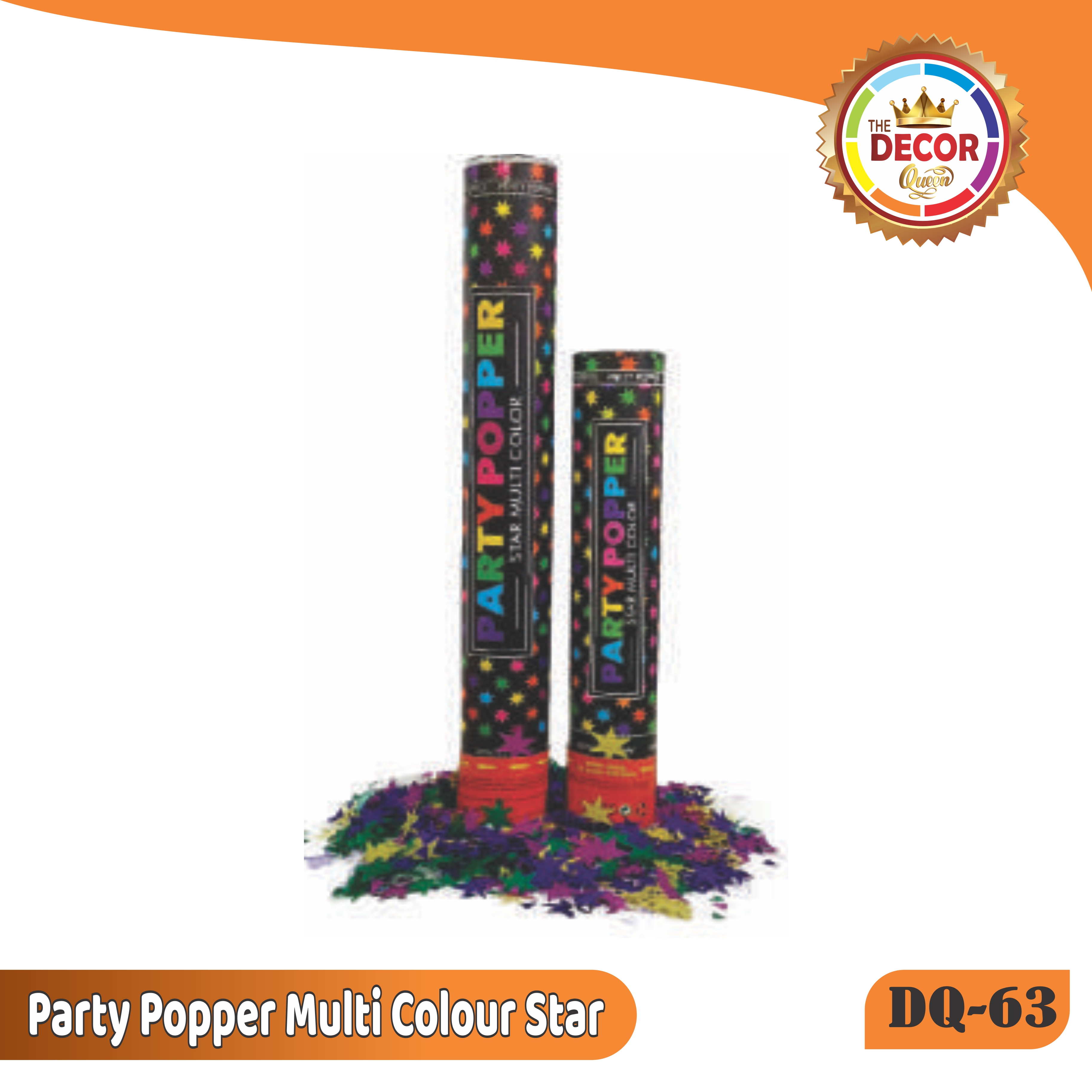 Multi Color Star Party Popper|Party Products|Party Poppers